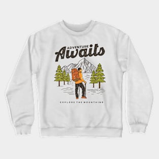 Adventure Awaits Crewneck Sweatshirt